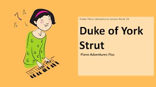 Piano Adventures Lesson Book 2B - Duke of York Strut