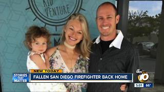 Firefighter killed in Thomas Fire hailed as hero from Ventura to San Diego