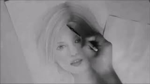 Speed Drawing of a Blonde Girl