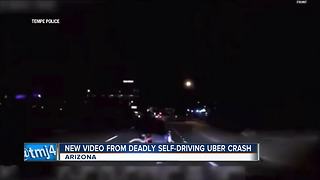 Tempe Police release footage of self-driving Uber crash