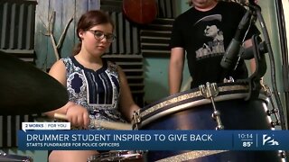 Drummer Student Inspired To Give Back