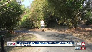 Sheriff's Deputy running almost 400 miles for fallen officers