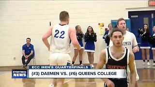 Daemen men top Queens to advance to ECC semifinals