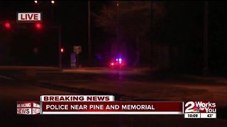 Police on scene near Pine and Memorial