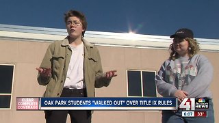 Students rally against gender definition changes