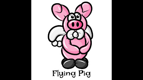 Pigasus - flying pig balloon tutorial