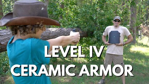 Shooting Level IV Ceramic Armor - MAKE IT CRUMBLE!!!!