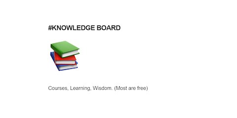 #Knowledge Board