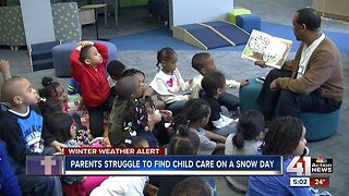 Snow days can place burden on parents looking for child care