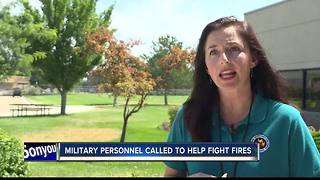 Military personnel to help fight fires across the states