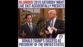 Donald Trump’s 2015 SNL skit.