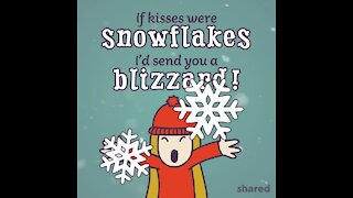 If kisses were snowflakes [GMG Originals]