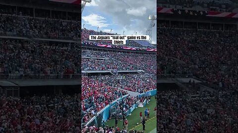 The Jaguars attempt at a “teal out” against the Chiefs🫣