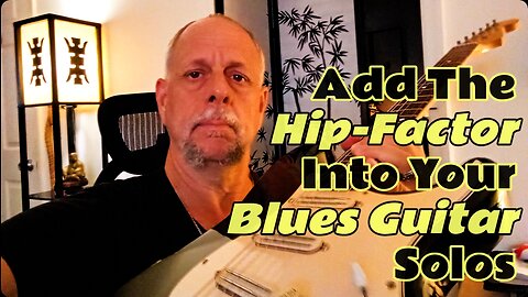 Play Hipper Blues Guitar, Half Steps Into Chord Tones On Twelve Bar Blues Solos, Brian Kloby Guitar