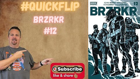 BRZRKR #12 From BOOM! STUDIOS Comics Keanu Reeves Ron Garney Matt Kindt #QuickFlip Review #shorts