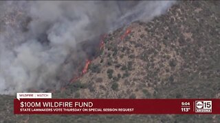 Arizona legislators to vote on $100M wildfire fund