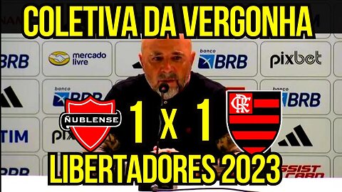 AO VIVO COLETIVA DE JORGE SAMPAOLI NUBLENSE 1 X 1 FLAMENGO - É TRETA!!! NOTÍCIAS DO FLAMENGO