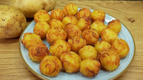 Just potatoes, and all the neighbors will ask for the recipe! They are so delicious! ASMR recipe