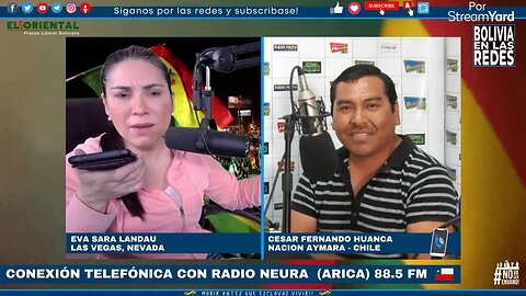HOY HABLANDO CON CESAR HUANDA- CHILE - RADIO NEURA, NACION AYMARA, FM 88.5