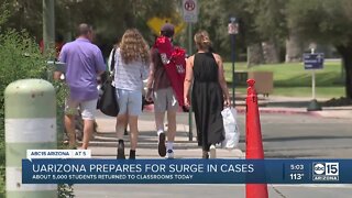 University of Arizona prepares for surge in cases