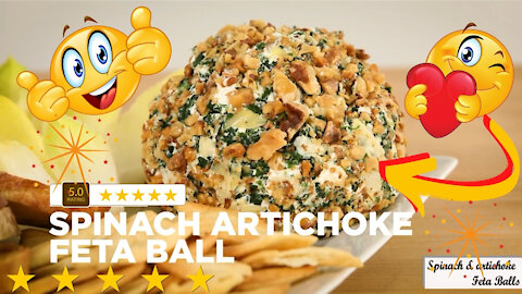 How to make spinach and artichoke feta balls