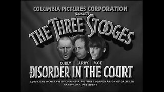 THE THREE STOOGES | Disorder In The Court (1936) SHORT FILM