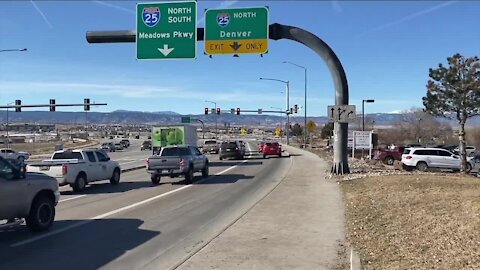 What's Driving You Crazy?: Two exit lanes to north I-25 from Founders Parkway in Castle Rock
