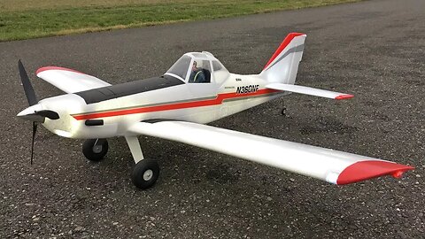 E-flite Brave Night Flyer 1.2M BNF Basic RC Plane With AS3X Technology Maiden Flight