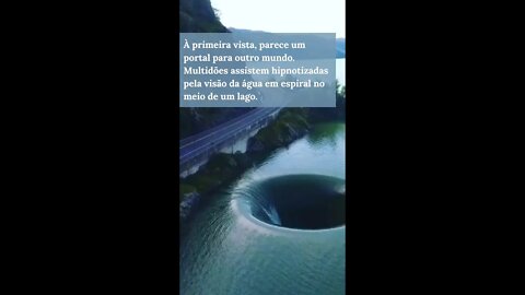 Um portal aberto no lago? The Glory Hole of Lake Berryessa #shorts