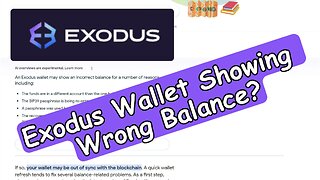 Troubleshooting: Exodus Wallet Showing Wrong Balance?