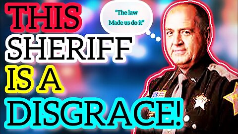 Sheriff Claims He Followed The Law After Making Illegal Arrest. Art Moystner takes no responsibility