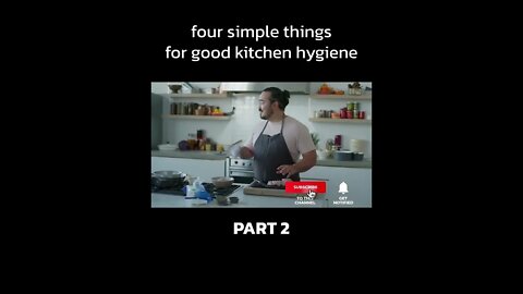 four simple things for good kitchen hygiene part 2 #shorts
