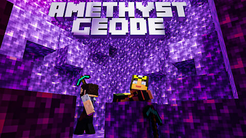 Finding our First Minecraft Amethyst Geode! | Let's Play Episode 5