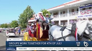 Groups work together for July 4