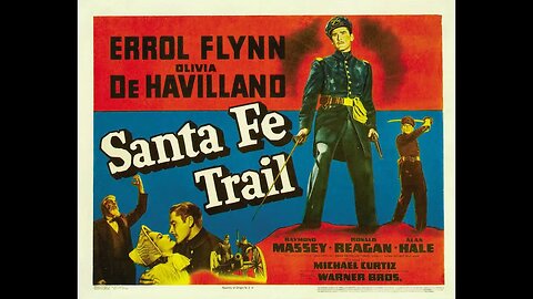 Santa Fe Trail (1940) [Colorized, 4k, 60fps]