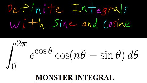 Complex Variables - Evaluating Definite Integrals Involving Sine and Cosine