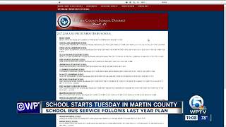Martin County school system releases new bus routes