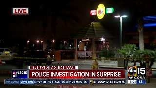 Police investigation at Surprise bar