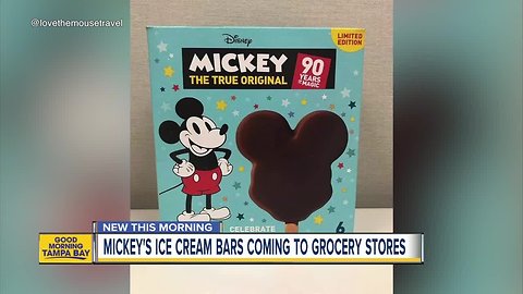 Oh Boy! Mickey Ice Cream Bars coming to grocery stores