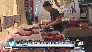 La Mesa council to decide future of farmers' market