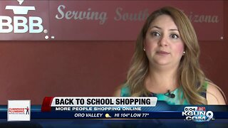 More people shopping online for back to school shopping