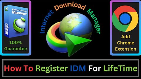 How To Register IDM Free For Lifetime | IDM Chrome Extension | IDM 2024