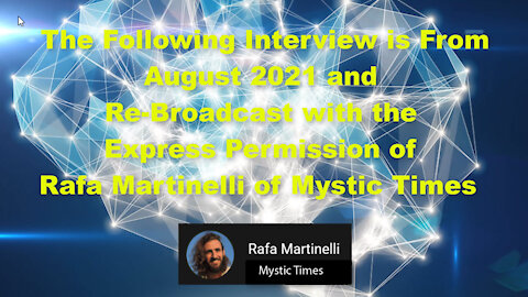 Rico Interview with Rafa of Mystic Times - August 2021