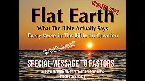 FLAT EARTH BIBLE RITUAL FOR RELIGIOUS PEOPLE (JESUS IS NOT THE SUN FLATTARDS!!!!!)