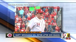 Pete Rose talks about Marty Brennaman