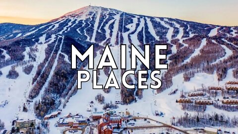 TOP 10 BEST PLACES TO VISIT IN MAINE #travel #maine