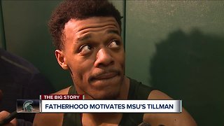 Fatherhood motivates Michigan State's Xavier Tillman