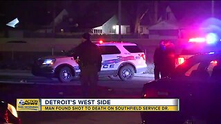 Man found shot to death on Southfield Service Drive