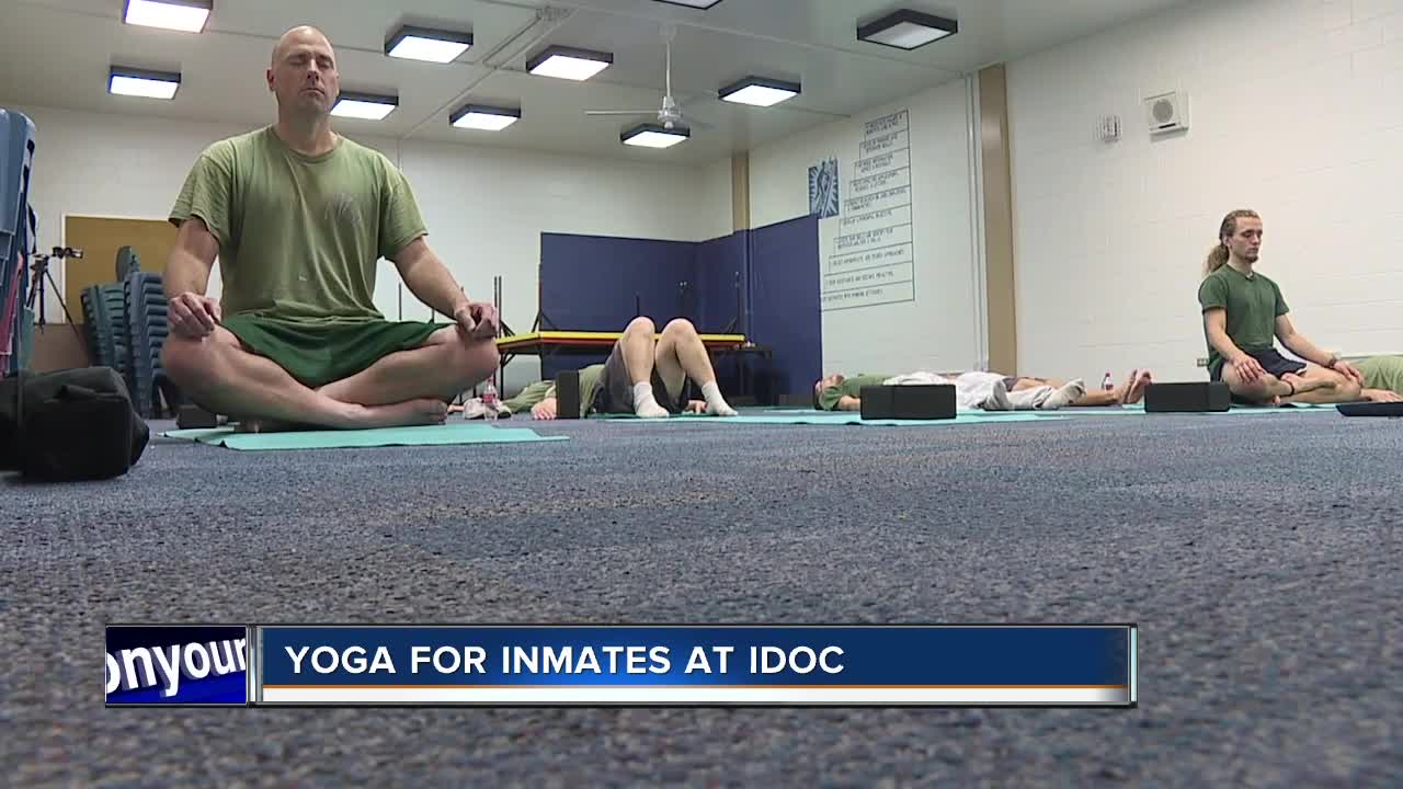 Volunteer teaches yoga at IDOC to help reduce recidivism