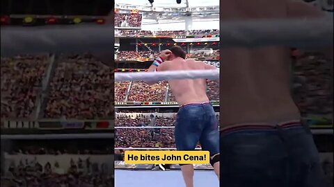 John Cena vs Austin theory WWE - Raw Wrestlemania highlights match! #shorts